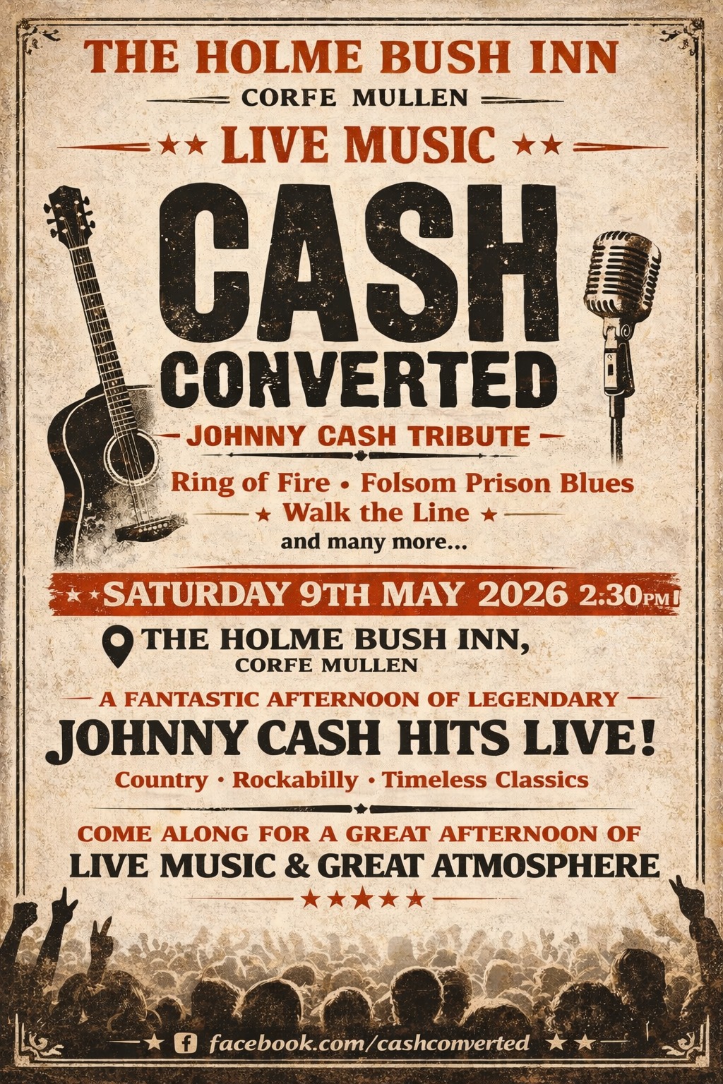 Cash Converted Johnny Cash tribute at The Holme Bush Inn